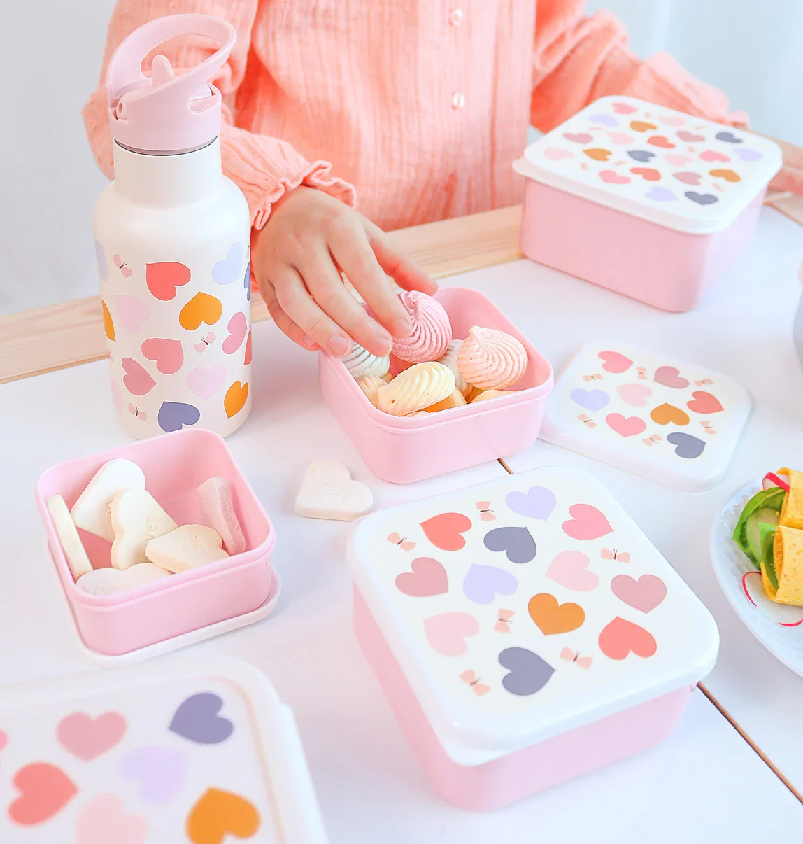 A Little Lovely Company Lunch & Snack Box Set | Hartjes - Image 2