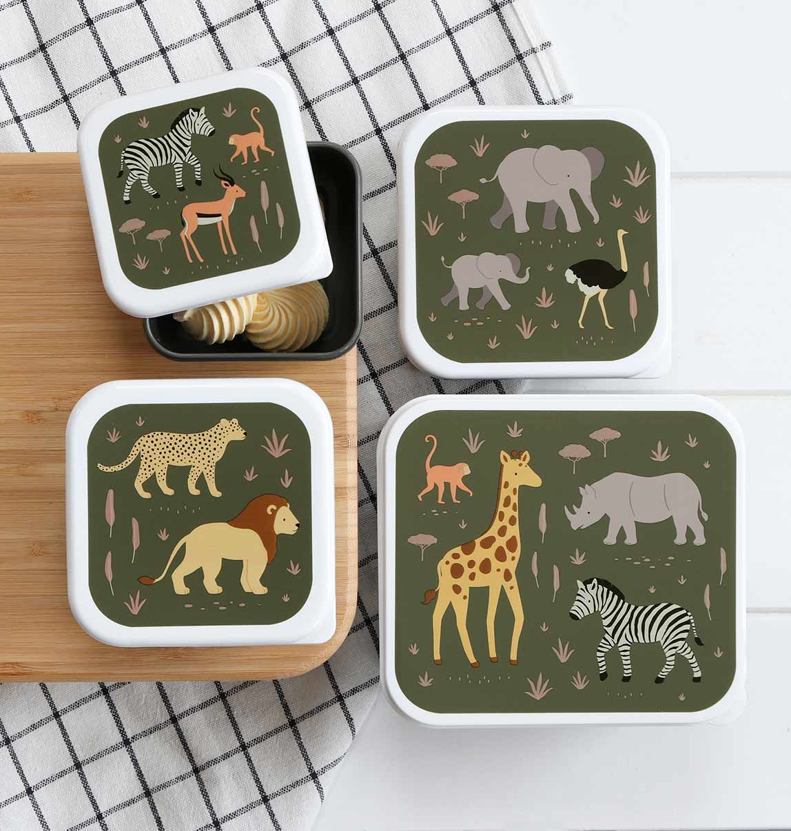A Little Lovely Company Lunch & Snack Box Set | Savanne - Image 2