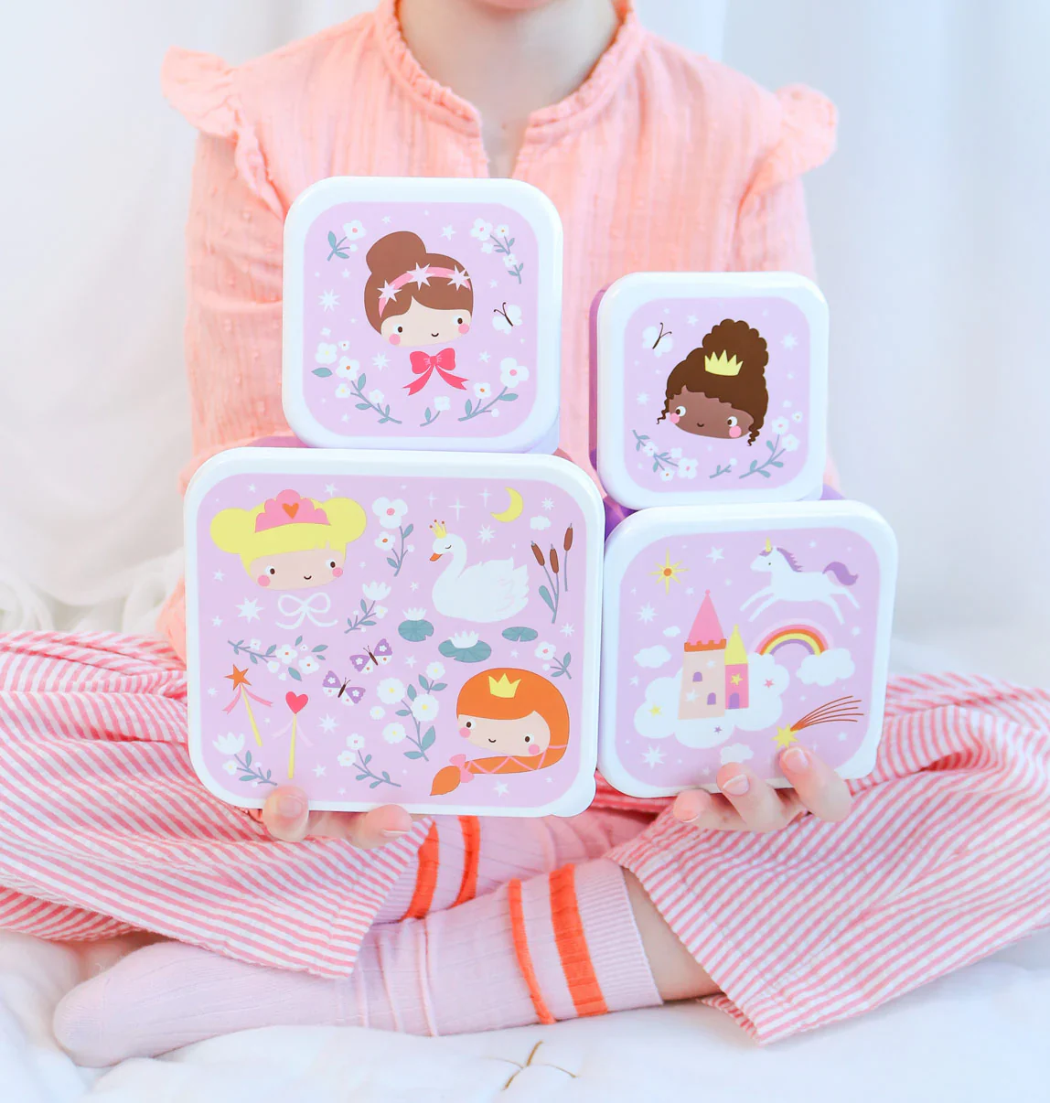 A Little Lovely Company Lunch & Snack Box Set | Prinsessen - Image 2