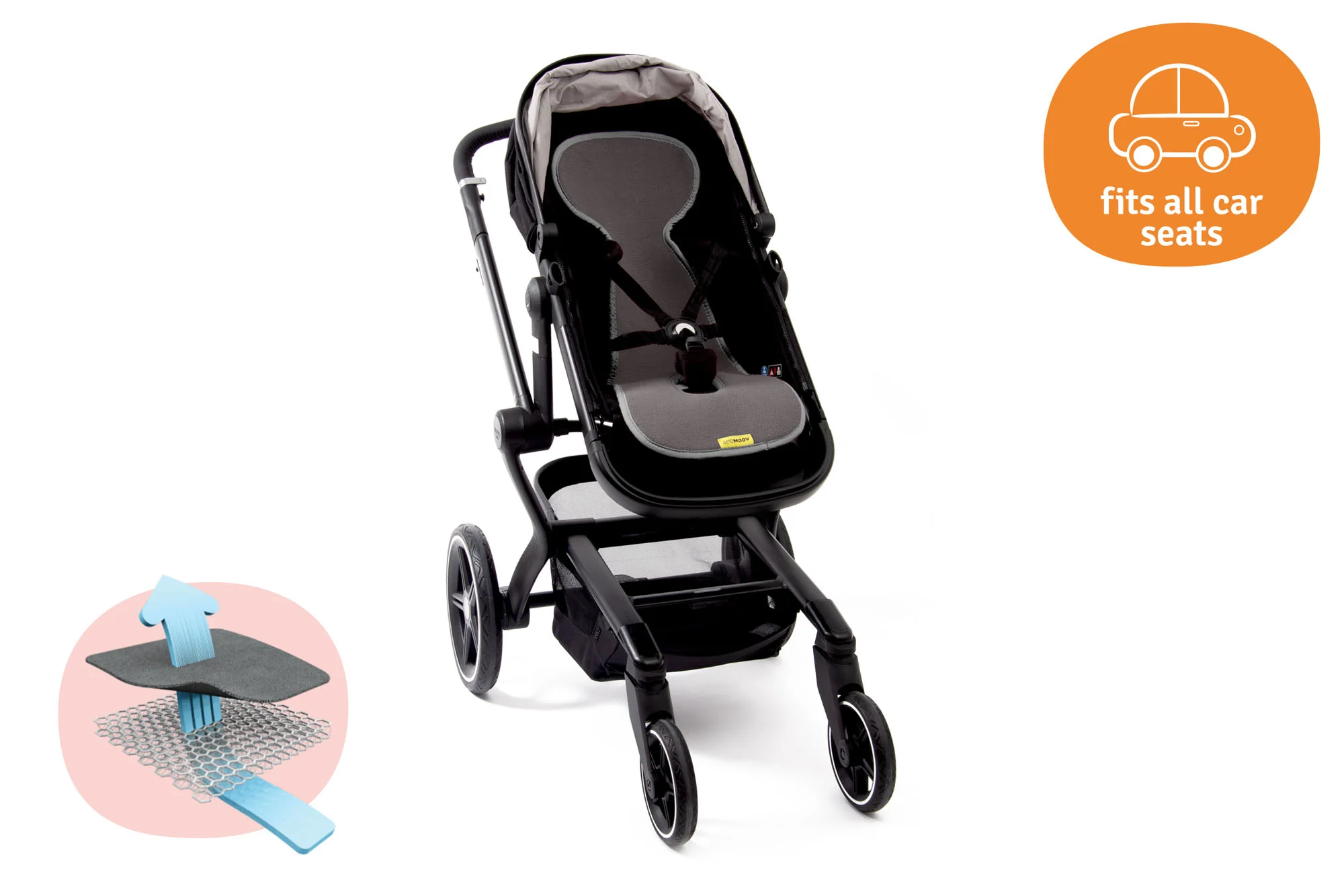 Aeromoov Universeel Buggy Air Layer | Anthracite - Image 2