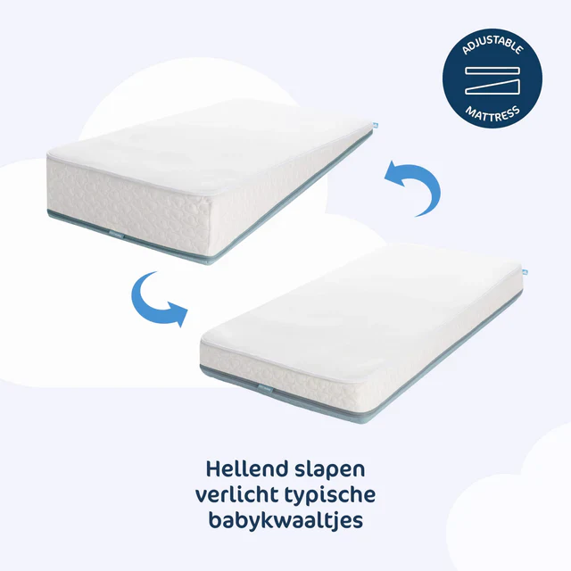 AeroSleep Premium Matraspakket voor Babybed/Ledikant | Matras + Matrasbeschermer Anti Reflux 70 x 140 cm - Image 3
