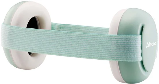 Alecto Baby & Peuter Gehoorbescherming BV74 | Wit / Mintgroen - Image 4