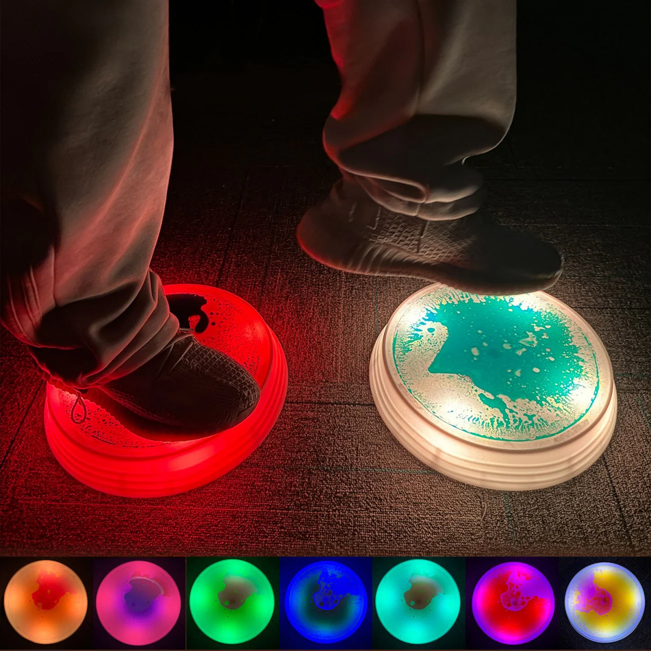 Amaya Set 3 Stap Stenen met LED Licht - Image 12