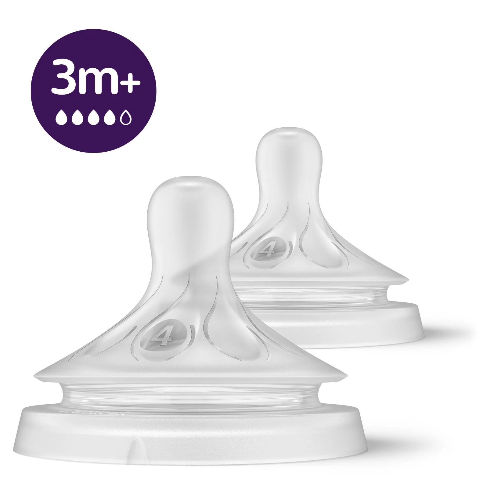 Avent Natural 3.0 Zuigspeen 3M+ T4 SCY964/02 - Image 5