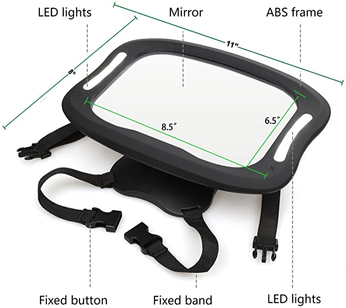 BabyDan Autospiegel met LED-verlichting - Image 2