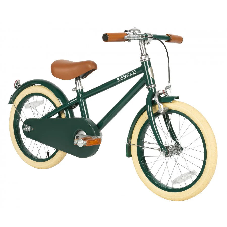 Banwood fiets Classic 16" met pedalen | Groen
