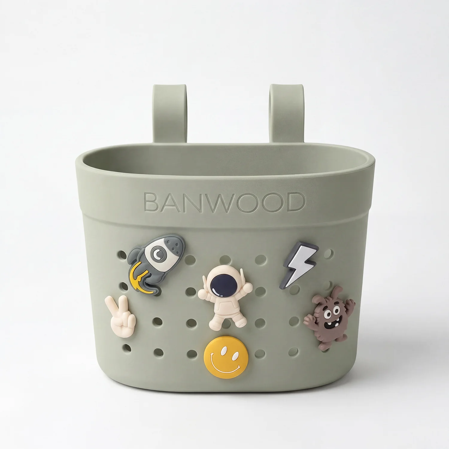 Banwood Fietsmandje Pin & Ride | Olive - Image 7