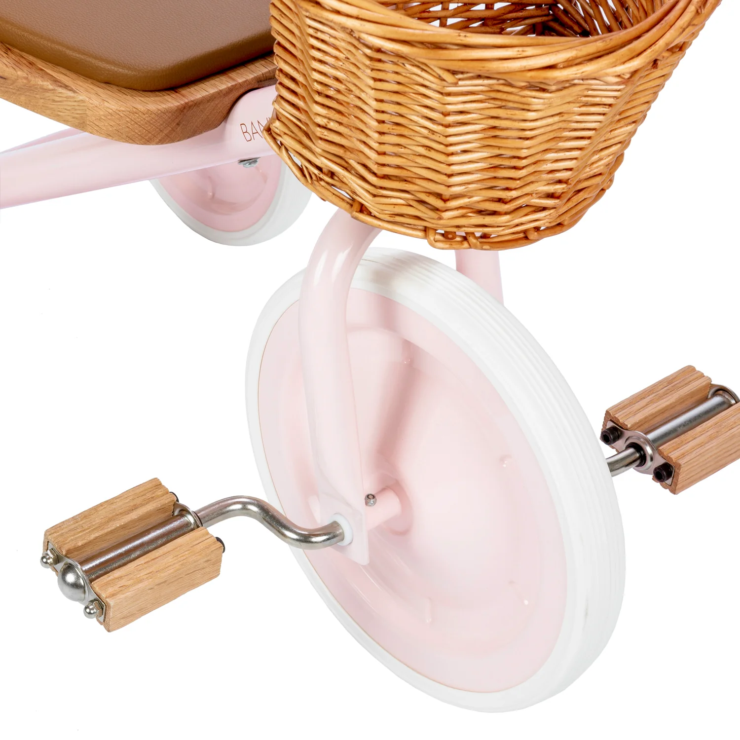 * Banwood Driewieler Met Mandje | Pink - Image 4