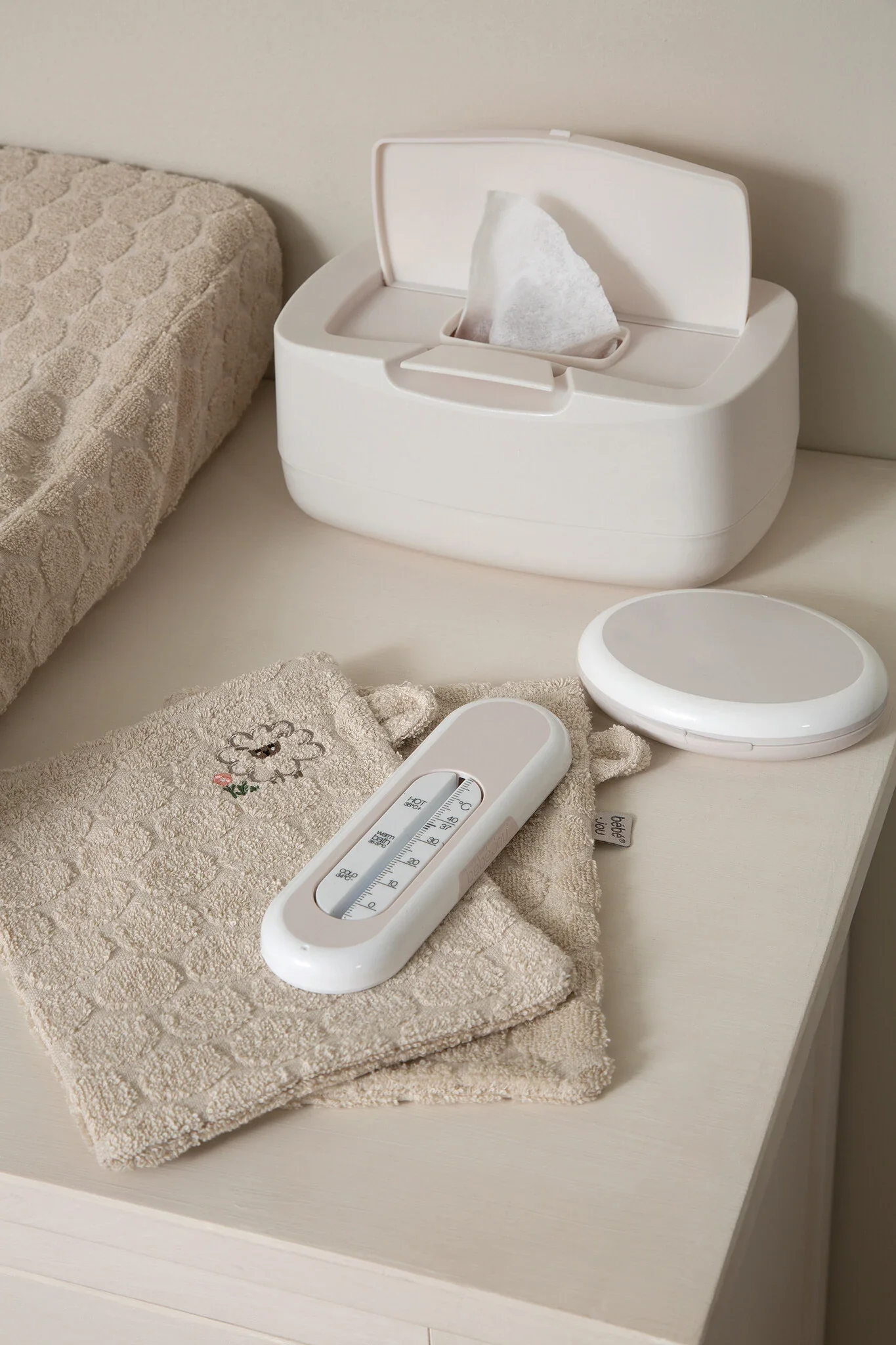 Bébé-Jou Badthermometer Uni | Light Oat - Image 2