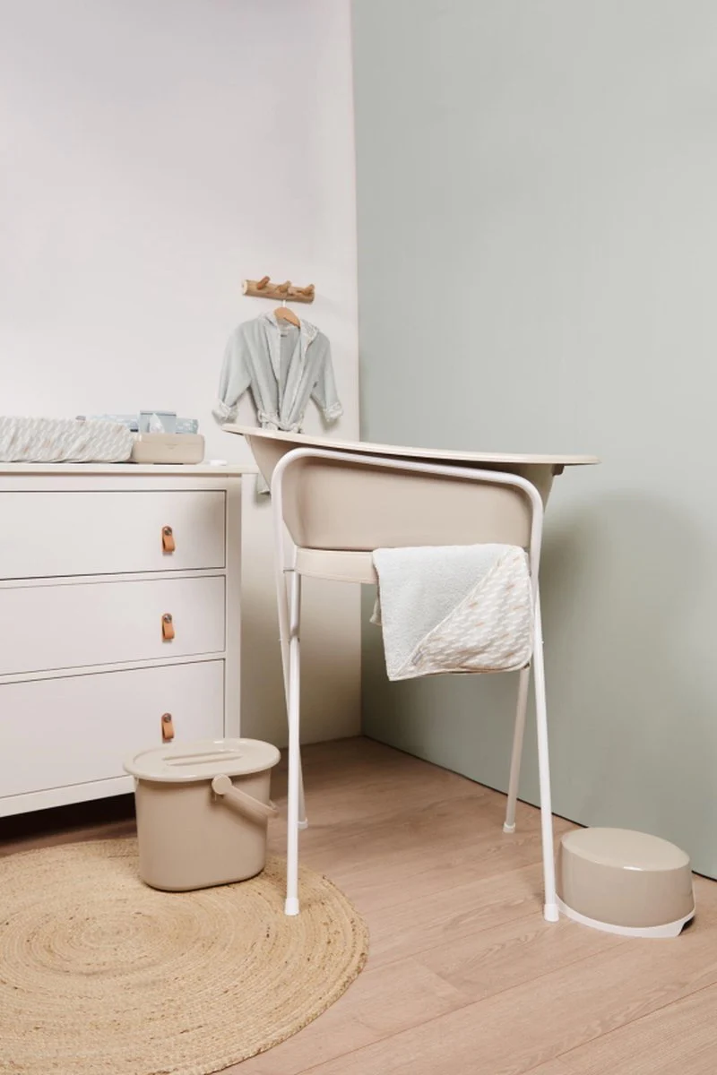 Bébé-Jou Emmer Vullen En Legen Babybadje 14 L | Taupe - Image 3