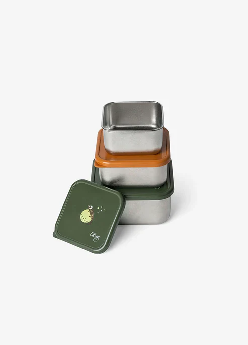Citron Stainless Steel Set Brooddoos Snackdoosjes | Tiger - Image 7