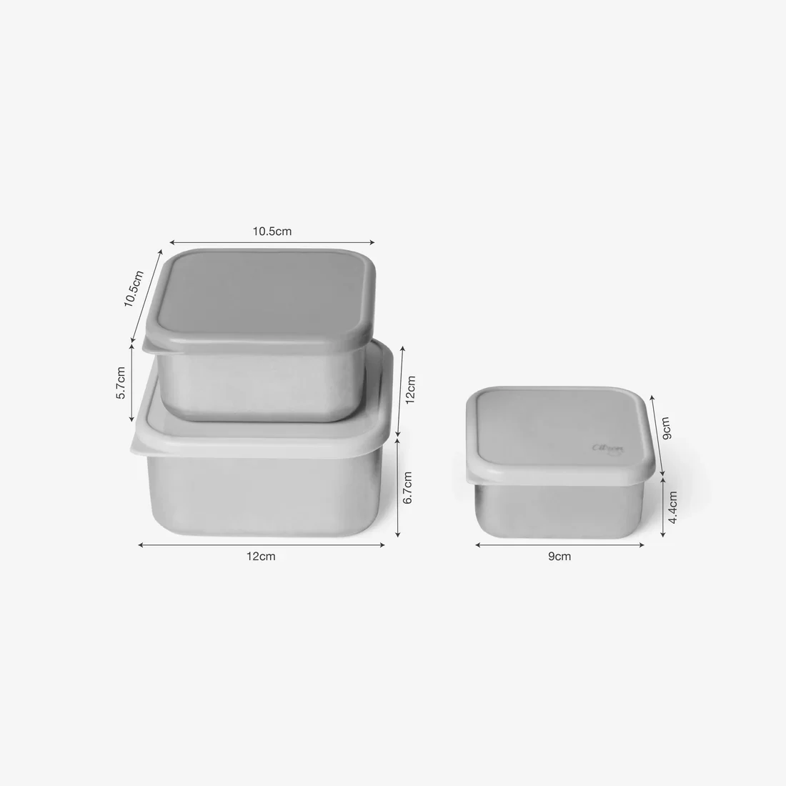 Citron Stainless Steel Set Brooddoos Snackdoosjes | Tiger - Image 8