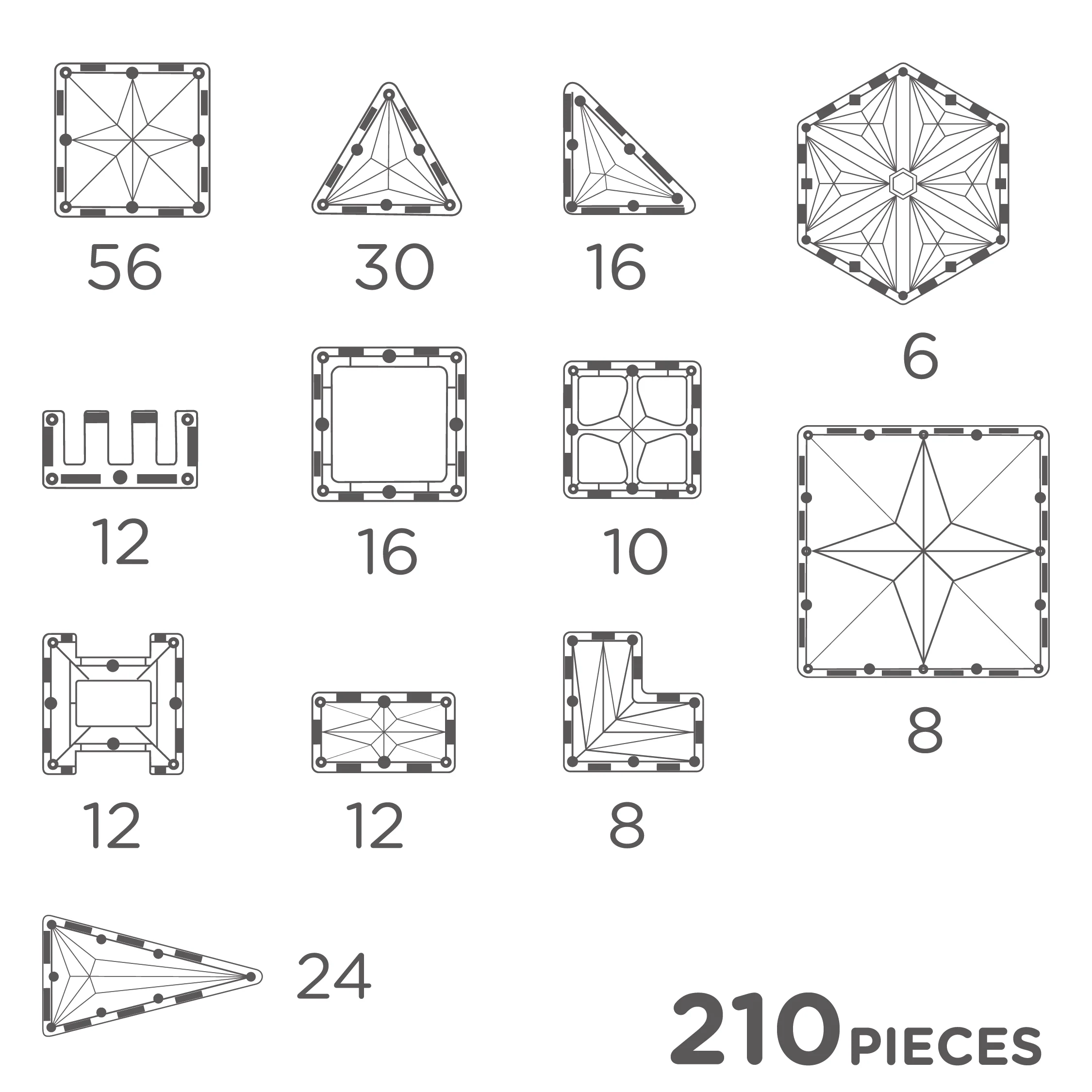 Cleverclixx Mega Creative Pack Pastel | 210 Stuks - Image 10