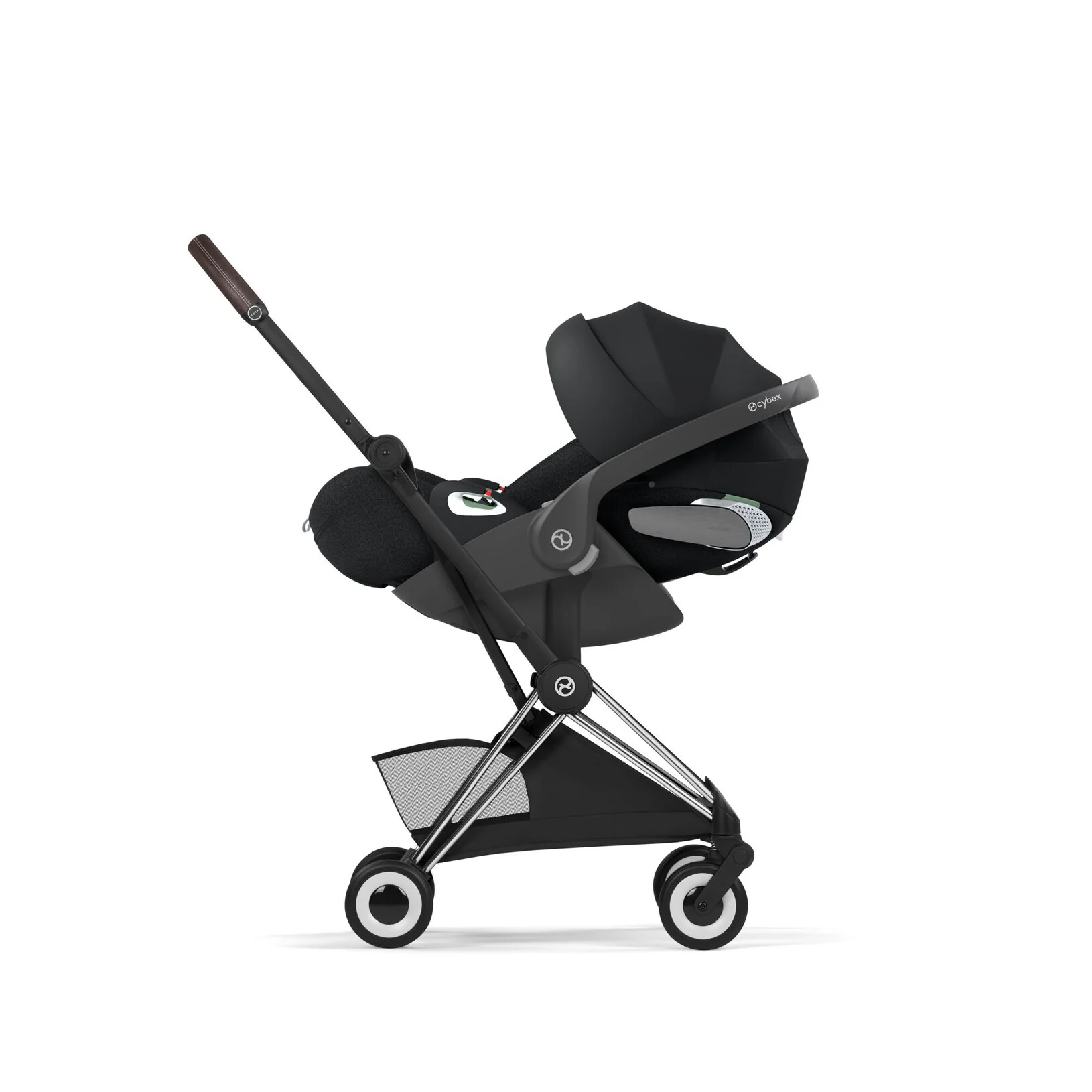 CYBEX Compacte Plooibuggy Coya | Sepia Black (Chrome Frame) - Image 7