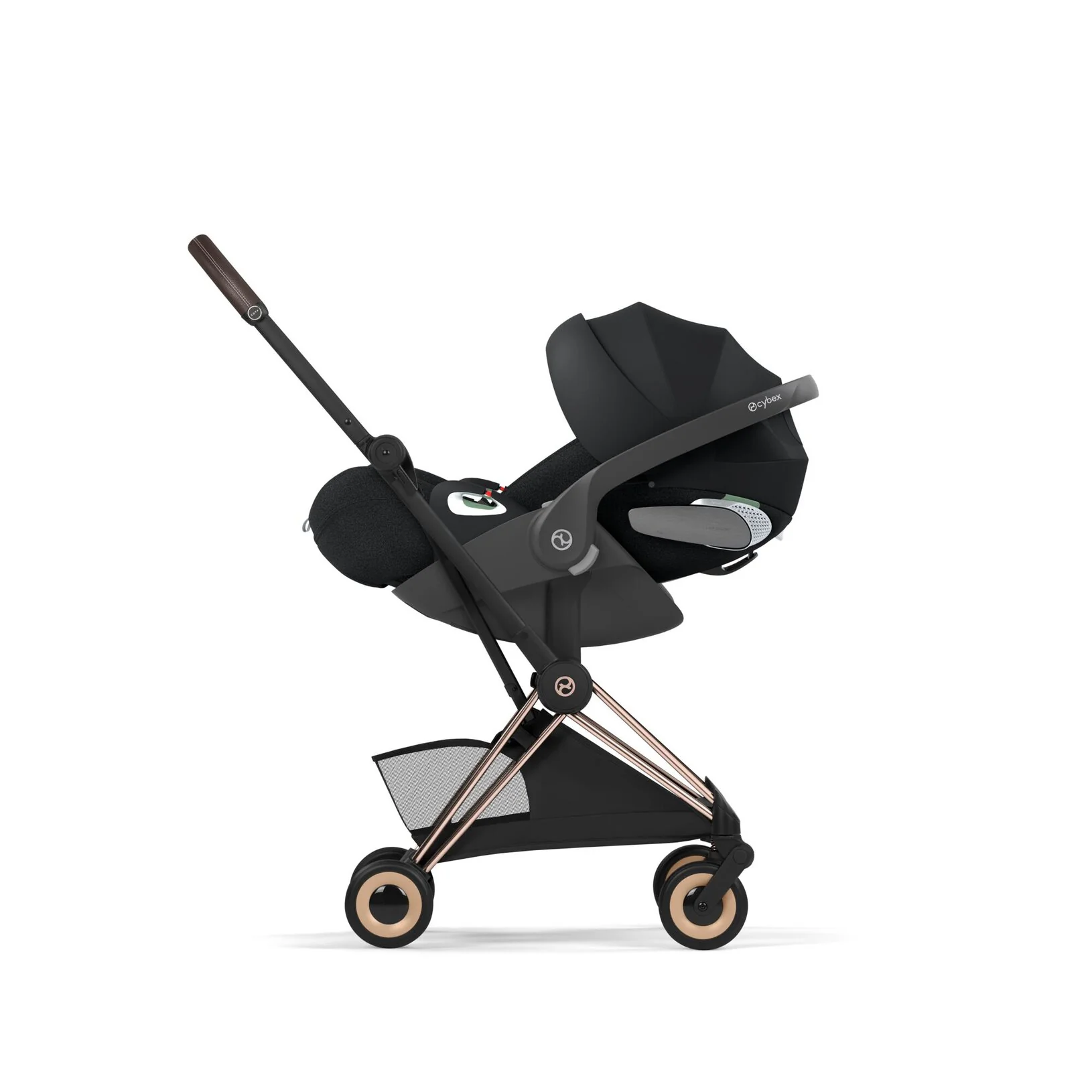 CYBEX Compacte Plooibuggy Coya | Sepia Black (Rosegold Frame) - Image 7
