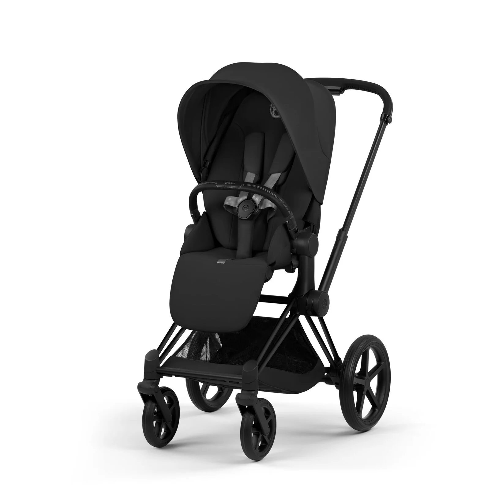 CYBEX Priam incl. Foldable Carry Cot | Sepia Black (Matt Black Frame) - Image 4