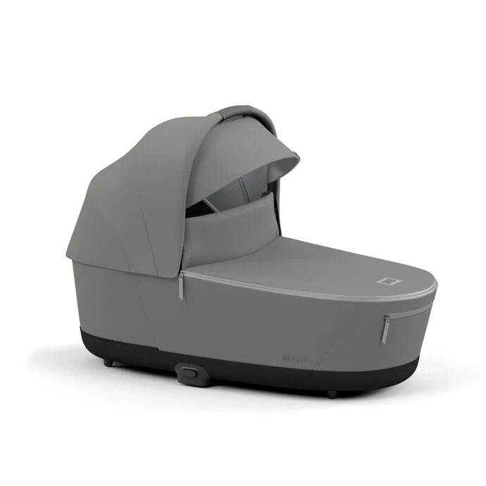 * Cybex Priam Lux Carry Cot Soho Grey Mid Grey - Image 4