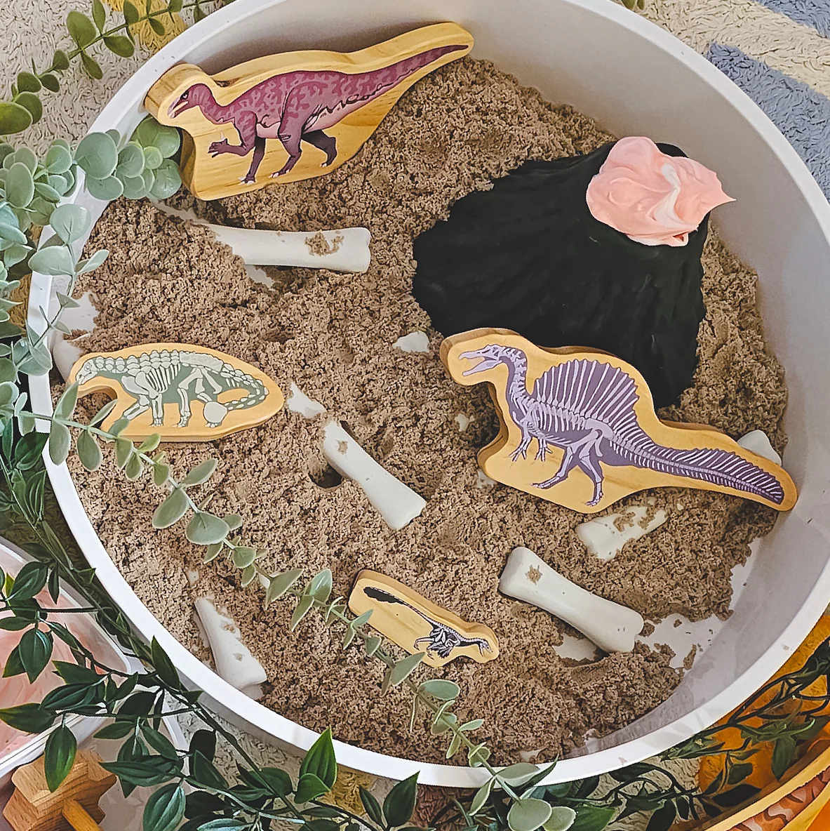 De Gele Flamingo Sensory Play Tray Met Deksel - Image 4