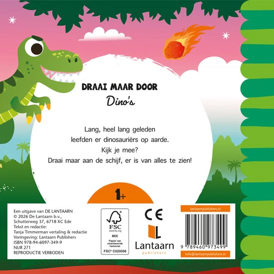 De Lantaarn Voorleesboek Draai maar door | Dino's - Image 2