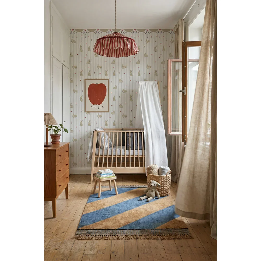 Dekornik Behang Rabbit Hearts With Ornaments - Image 2