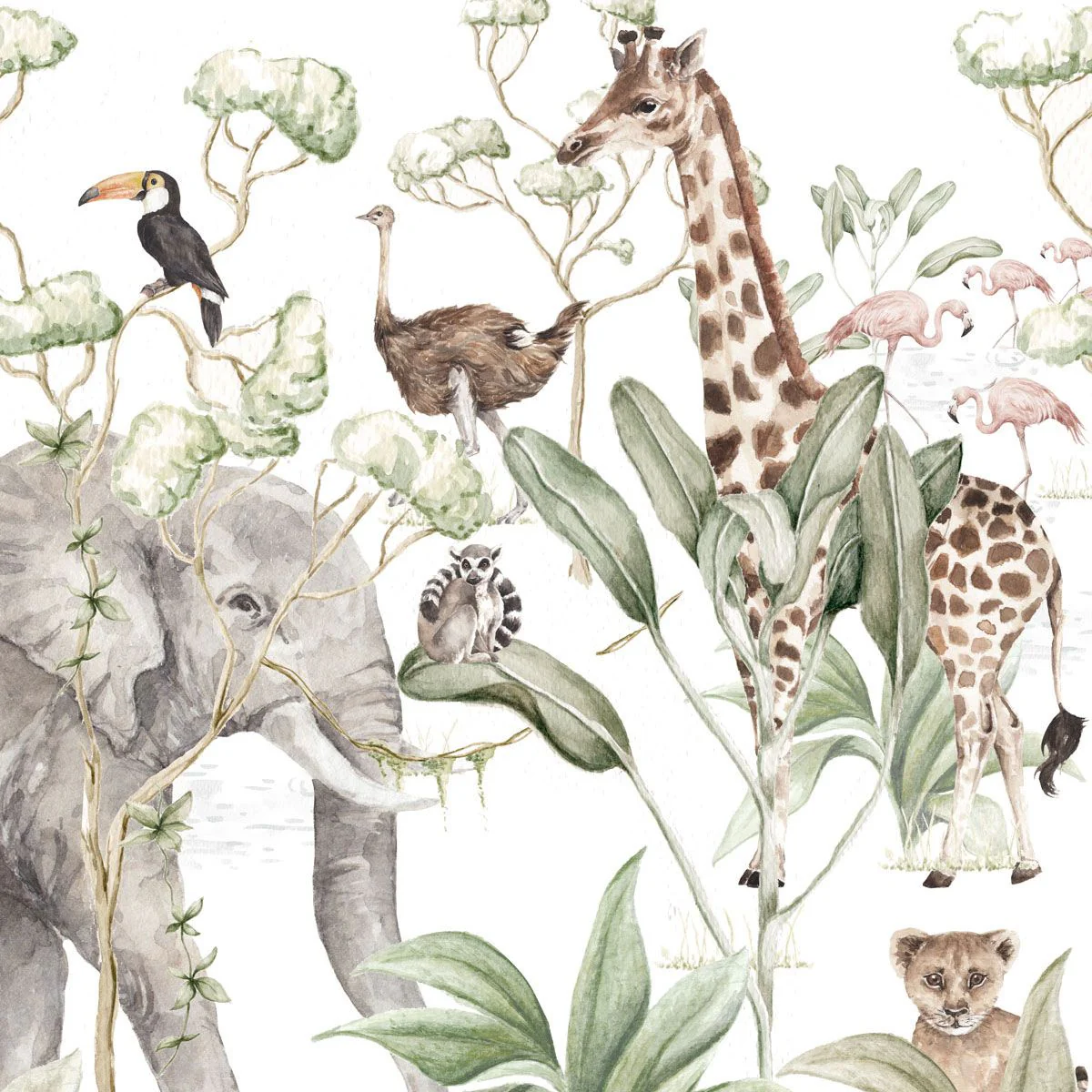 Dekornik Behang Savanna 100 cm