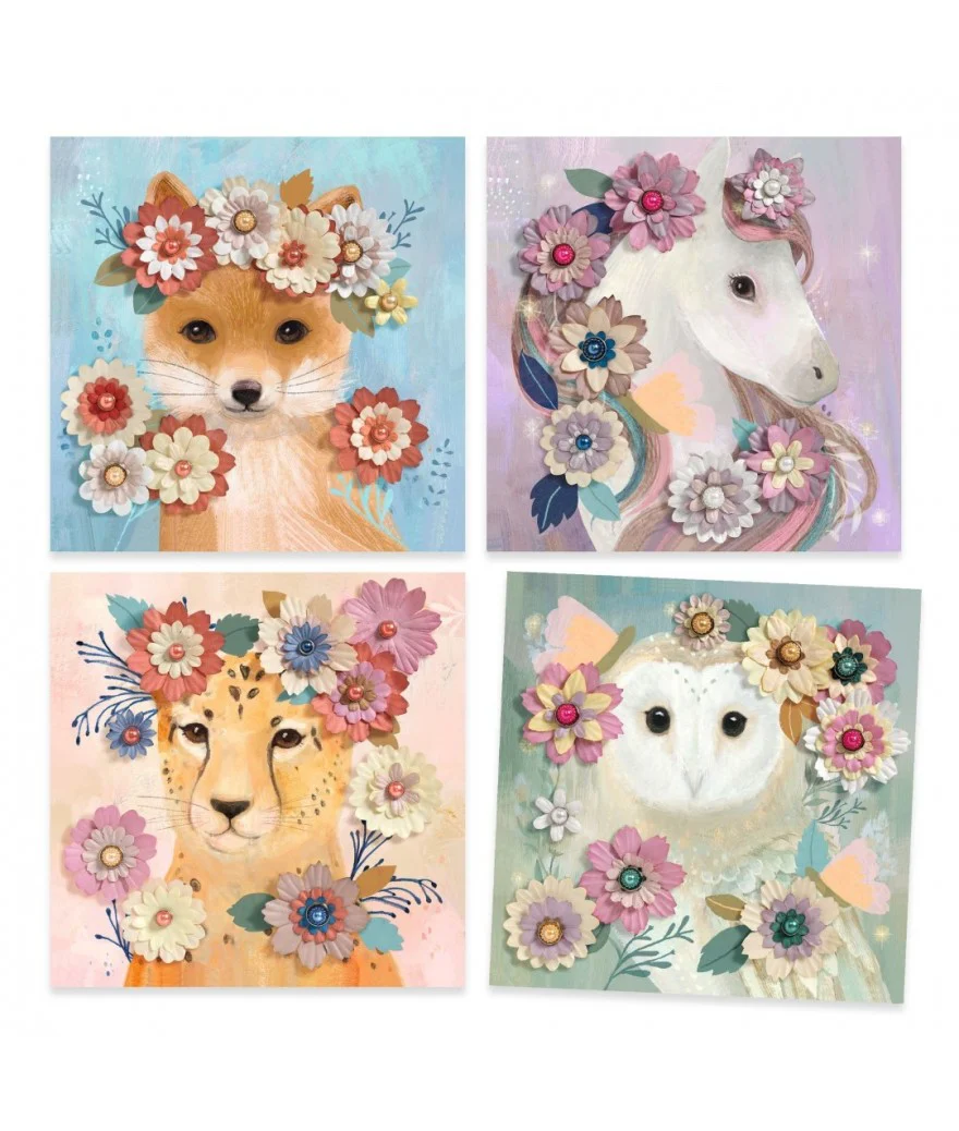 Djeco Creatieve Knutseldoos | Bloemkronen - Image 3
