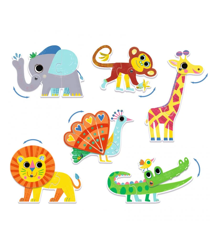 Djeco Puzzel Duo | Articulo Animals - Image 2