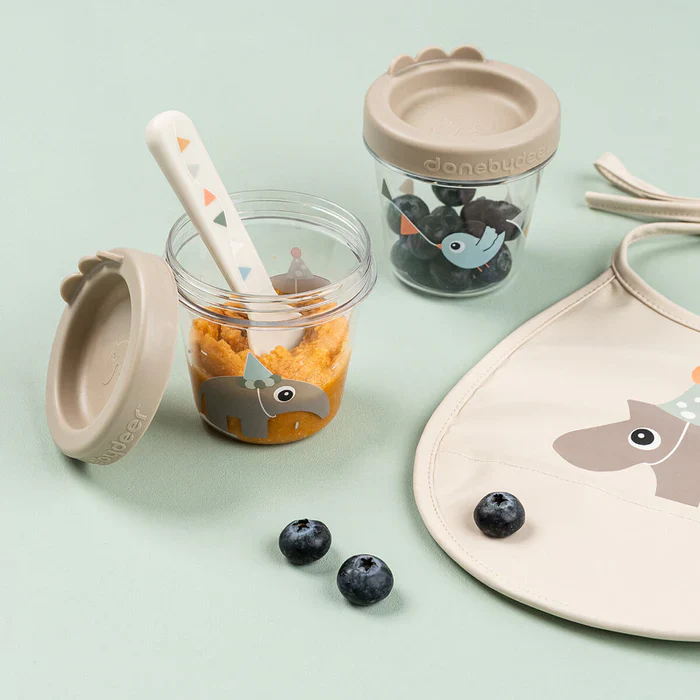 Done By Deer Baby Food Container 2st | Celebration Sand - Image 2