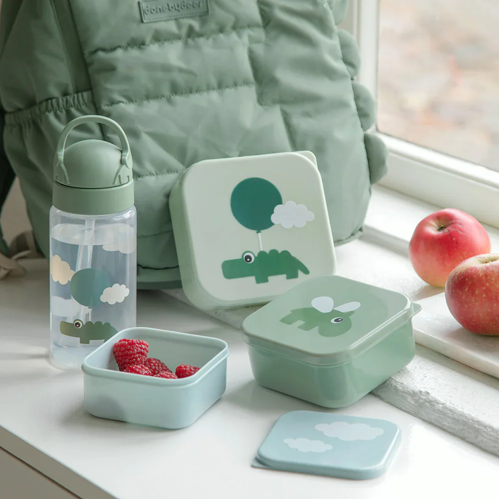 Done By Deer Drinkbeker Met Rietje | Happy Clouds Green - Image 6