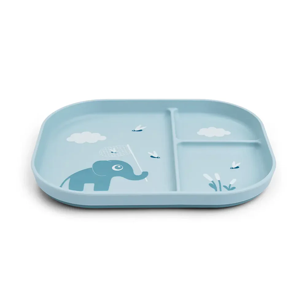 * Done By Deer Foodie Bord Met Vakjes Elphee Blue - Image 3