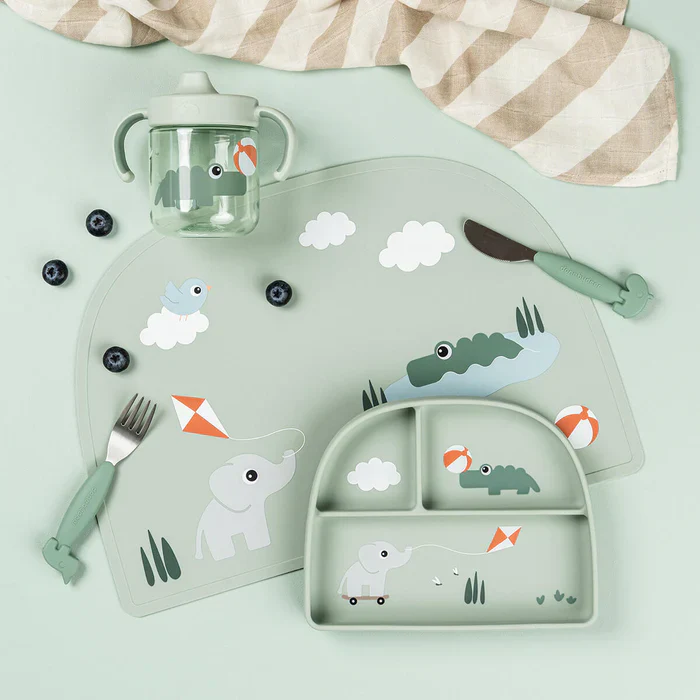 Done By Deer Leer Drinkbeker | Playground Green - Image 4