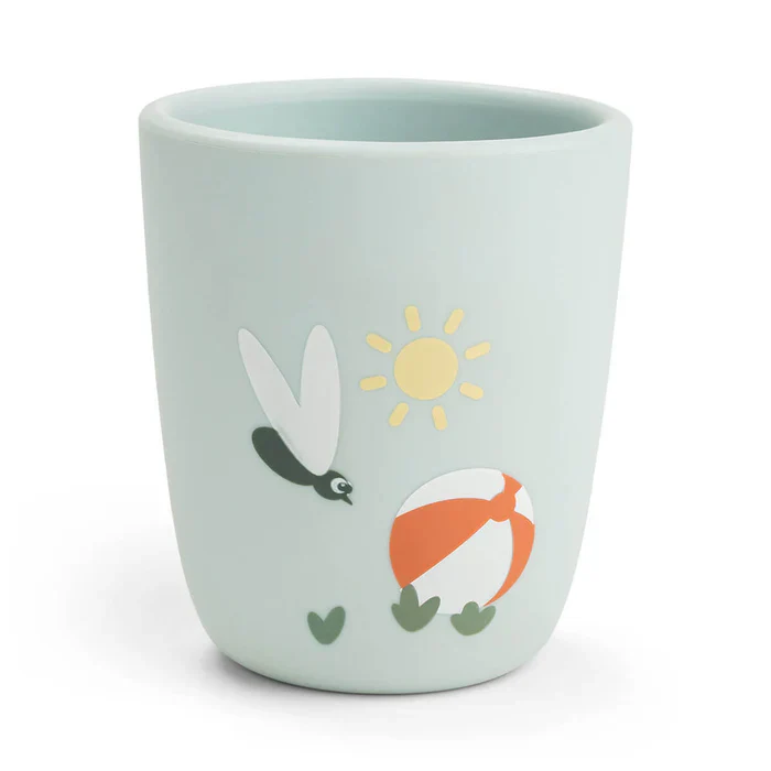 Done By Deer Silicone Beker | Playground Blue