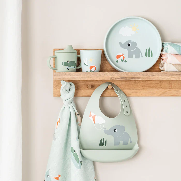 Done By Deer Silicone Beker | Playground Blue - Image 2