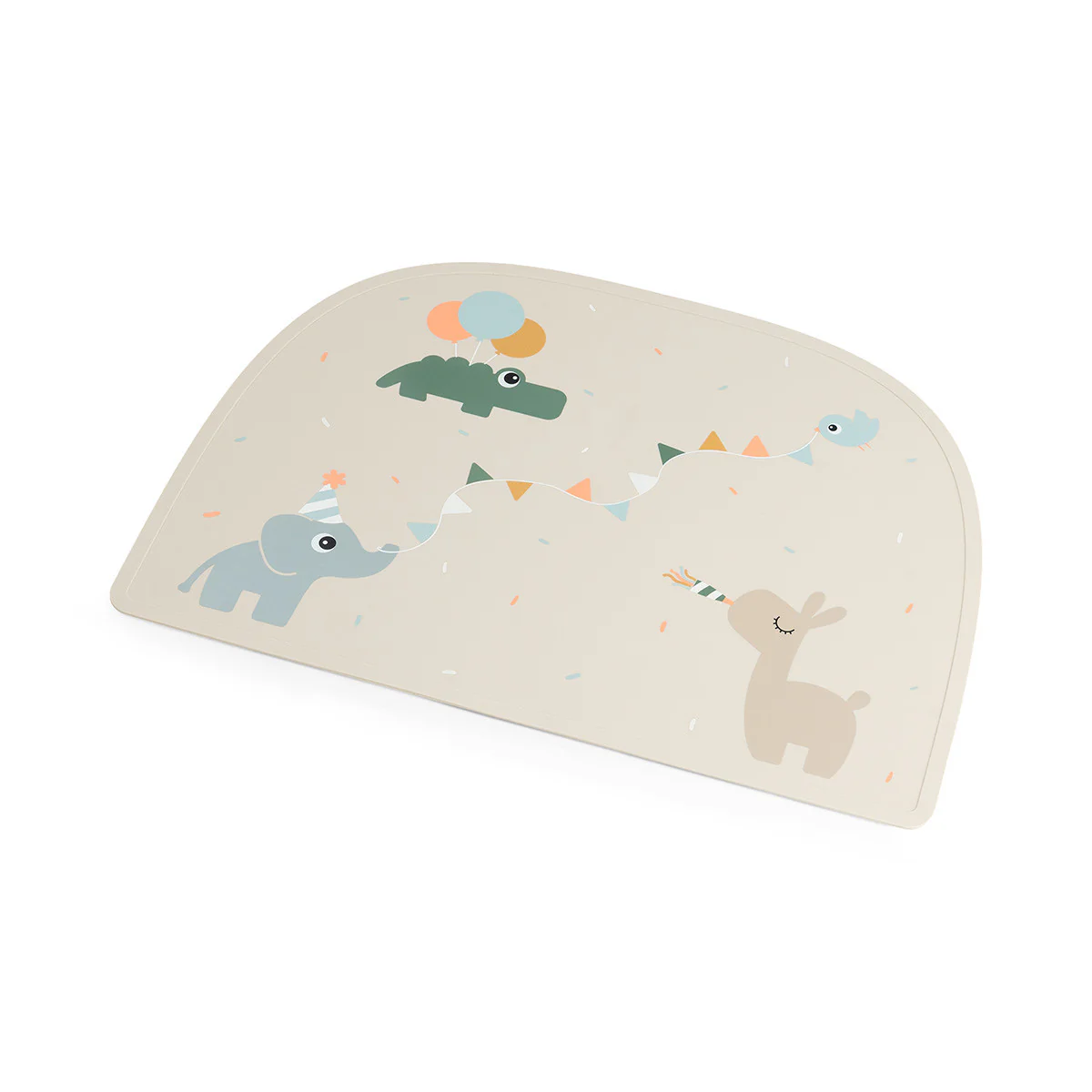 Done By Deer Silicone Placemat | Celebration Sand - Image 2