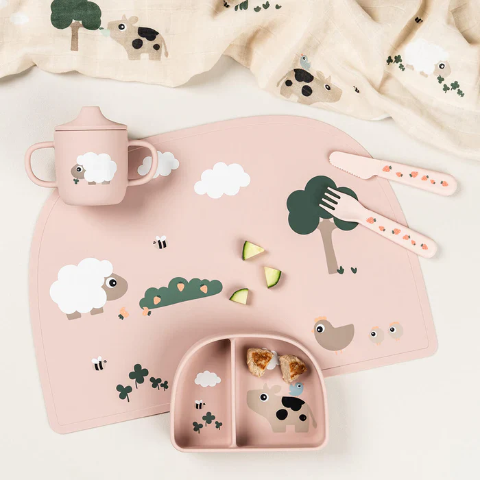 Done By Deer Stick&Stay Kommetje met Vakjes | Tiny Farm Powder - Image 2