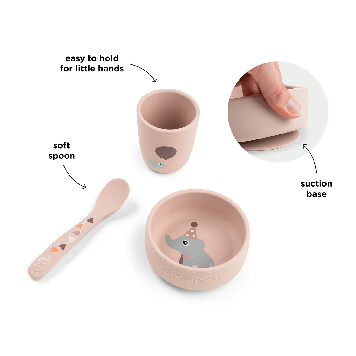 Done By Deer Stick & Stay First Meal Set | Celebration Powder - Image 2