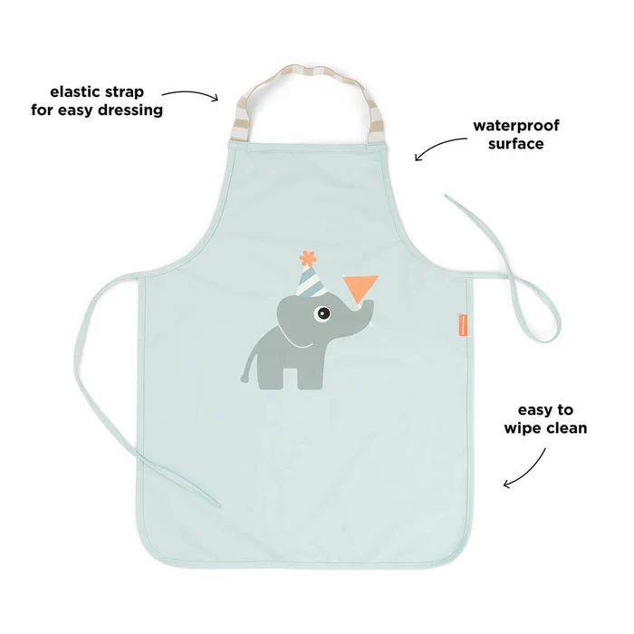 Done By Deer Waterproof Kinderschort | Celebration Blue - Image 3