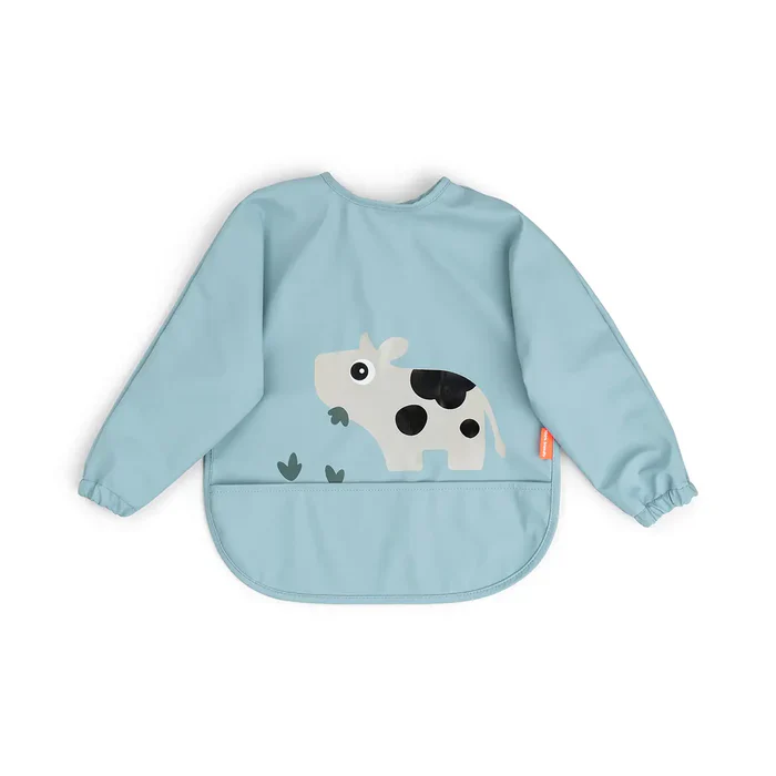 * Done By Deer Waterproof Slab Met Mouwen | Tiny Farm Blue