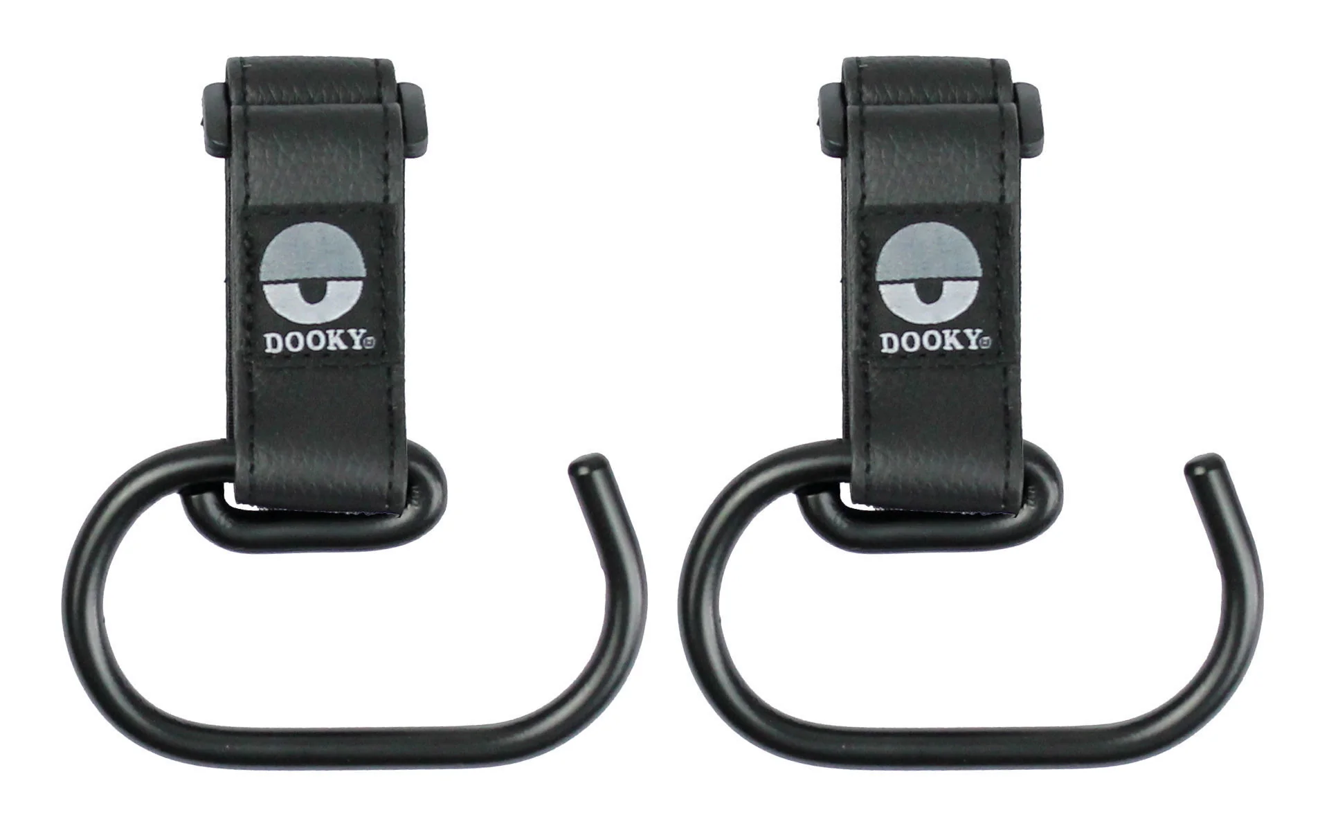 Dooky Buggy Hook Large 2 Stuks | Zwart - Image 5