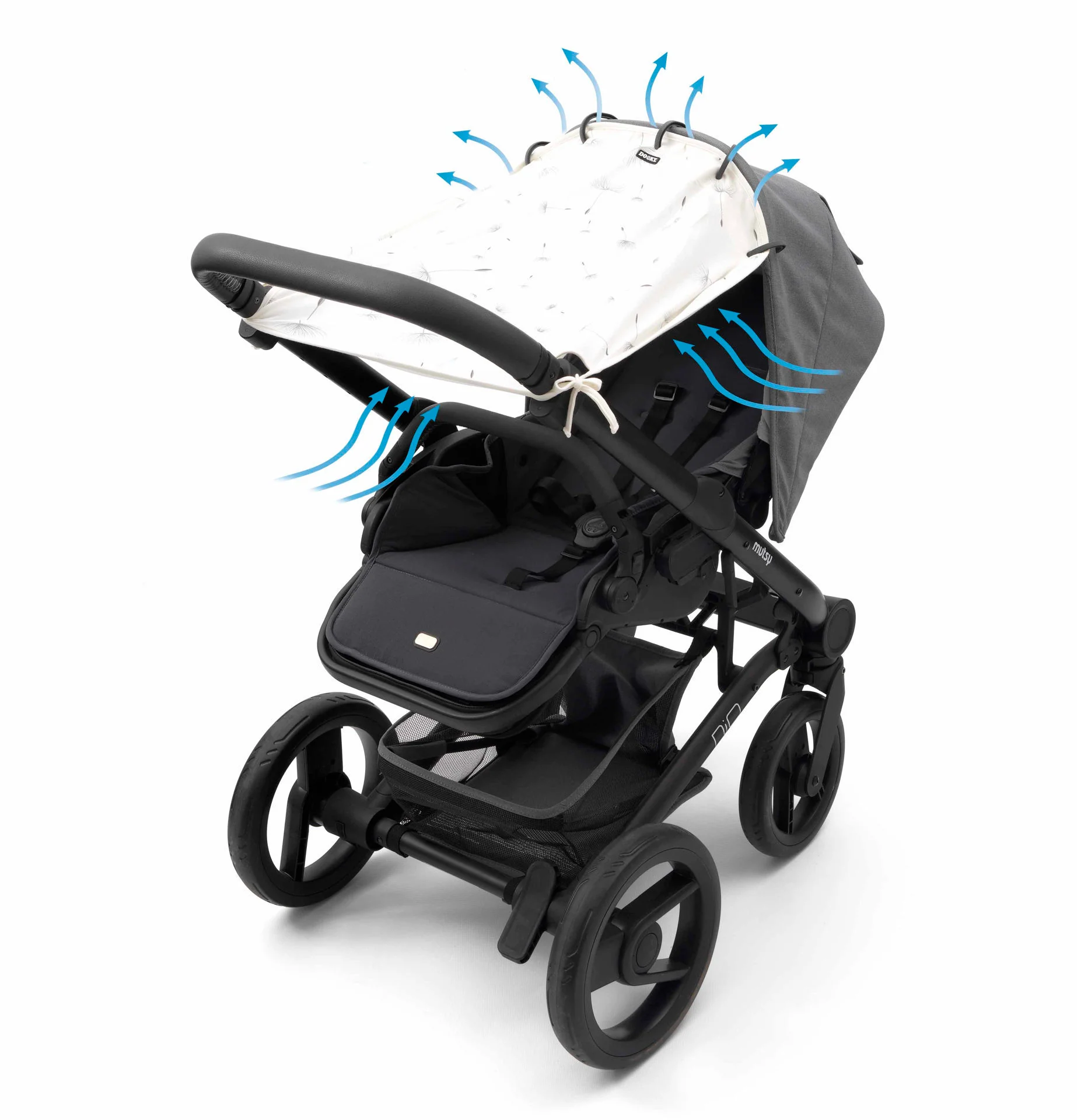 Dooky Universele Hoes Voor Buggy / Autostoeltje | Dandelion - Image 4