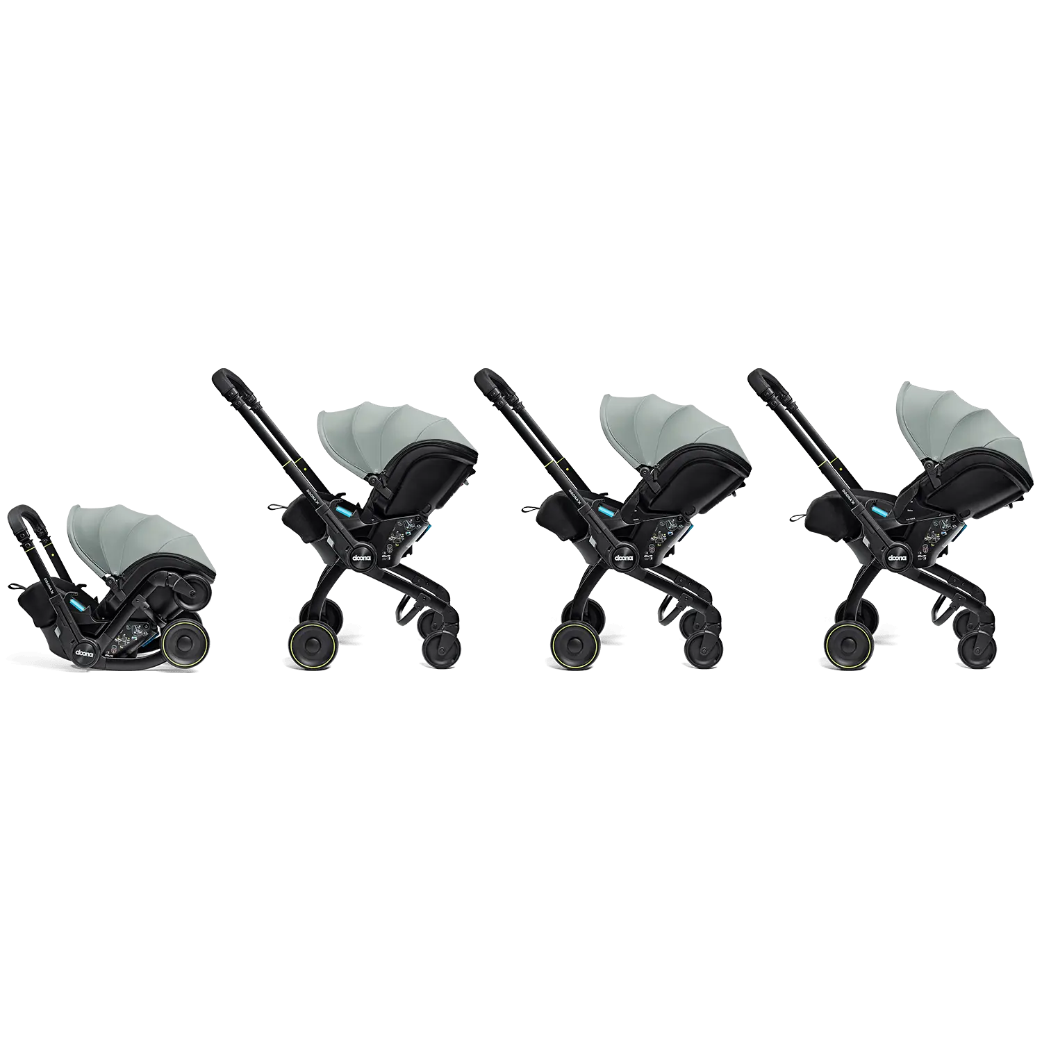 Doona X Infant Autostoel (omvormbaar tot buggy) Groep 0+ | Dusty Sage - Image 3