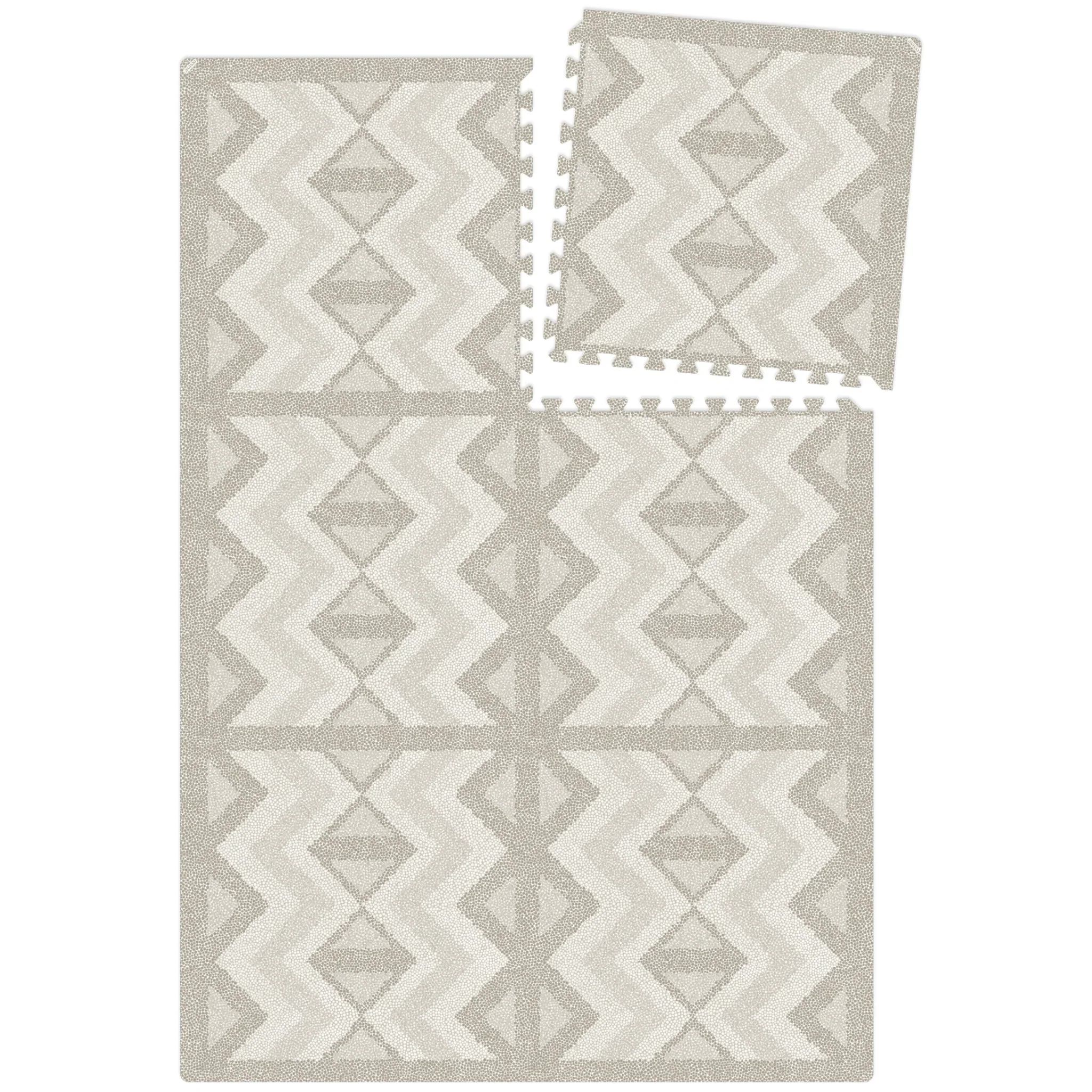 * Eeveve Speeltapijt Foam Puzzel | Kilim Feather Grey