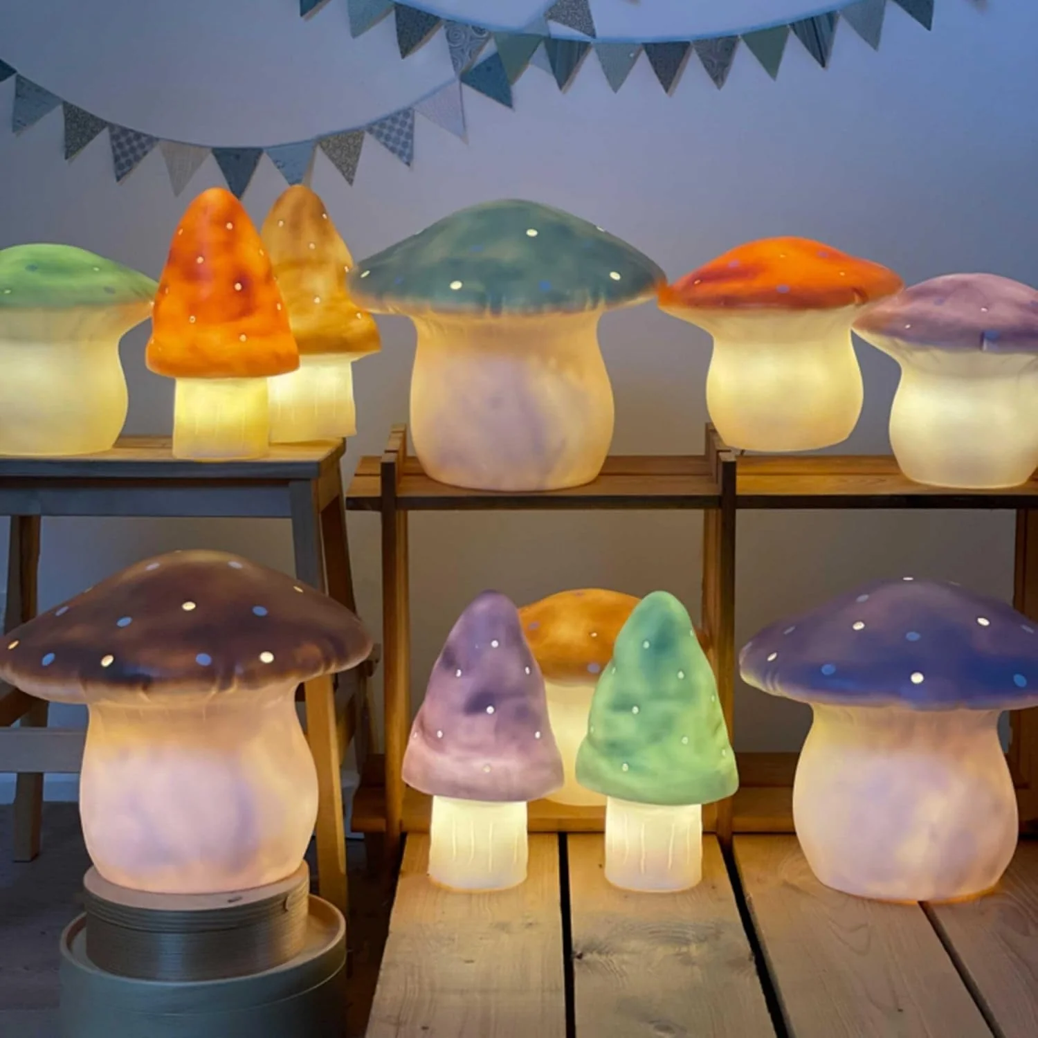 Egmont Toys Nachtlamp Mushroom Lila 28cm - Image 2