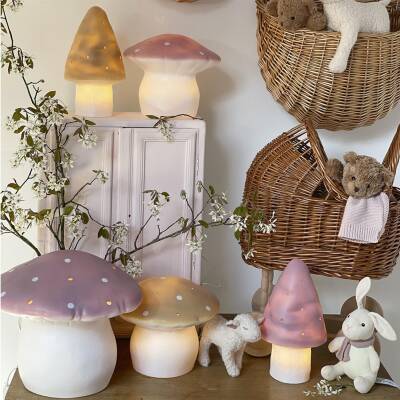 Egmont Toys Nachtlamp Mushroom Medium Lila 20cm - Image 3