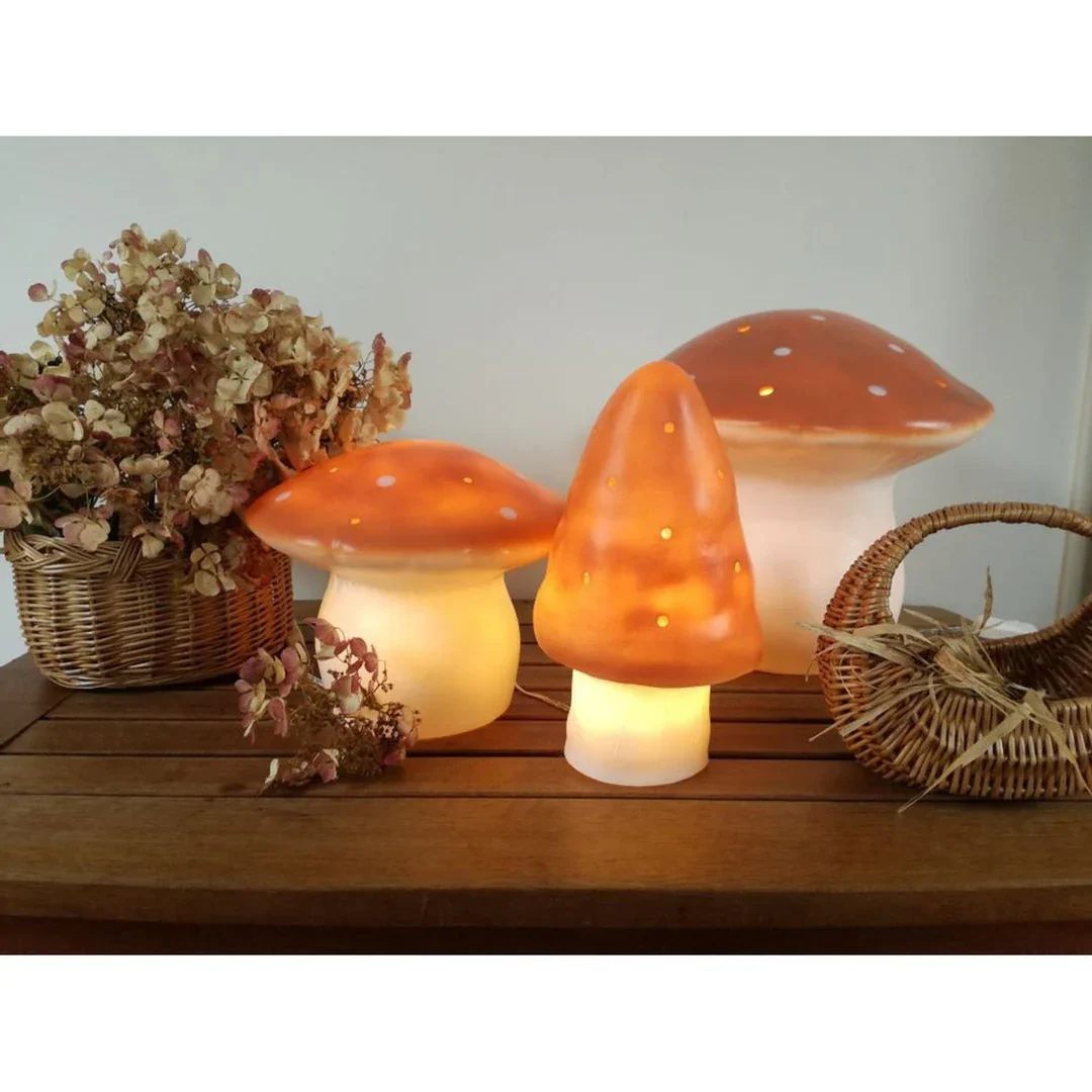 Egmont Toys Nachtlamp Mushroom Medium Mokka 20cm - Image 2