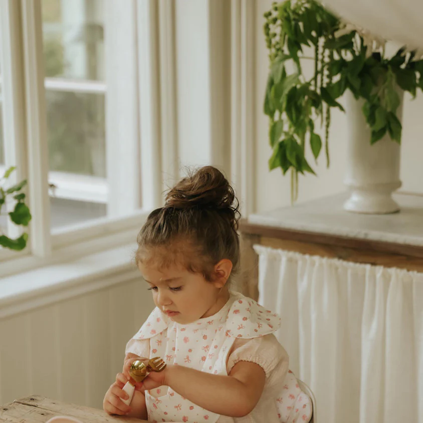 Elodie Details Silicone Sticky Bowl Set | Rosy Bow - Image 5