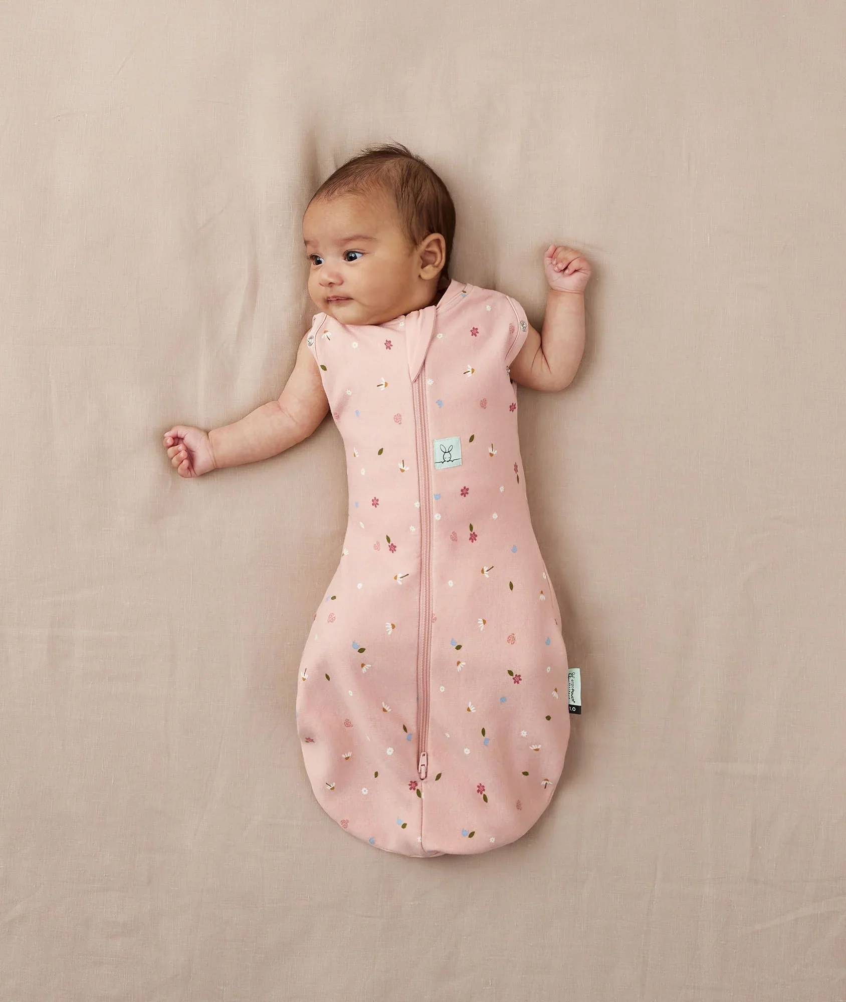 Ergopouch Cocoon Inbaker Slaapzak 6-12M Tog 1.0 | Daisies - Image 4