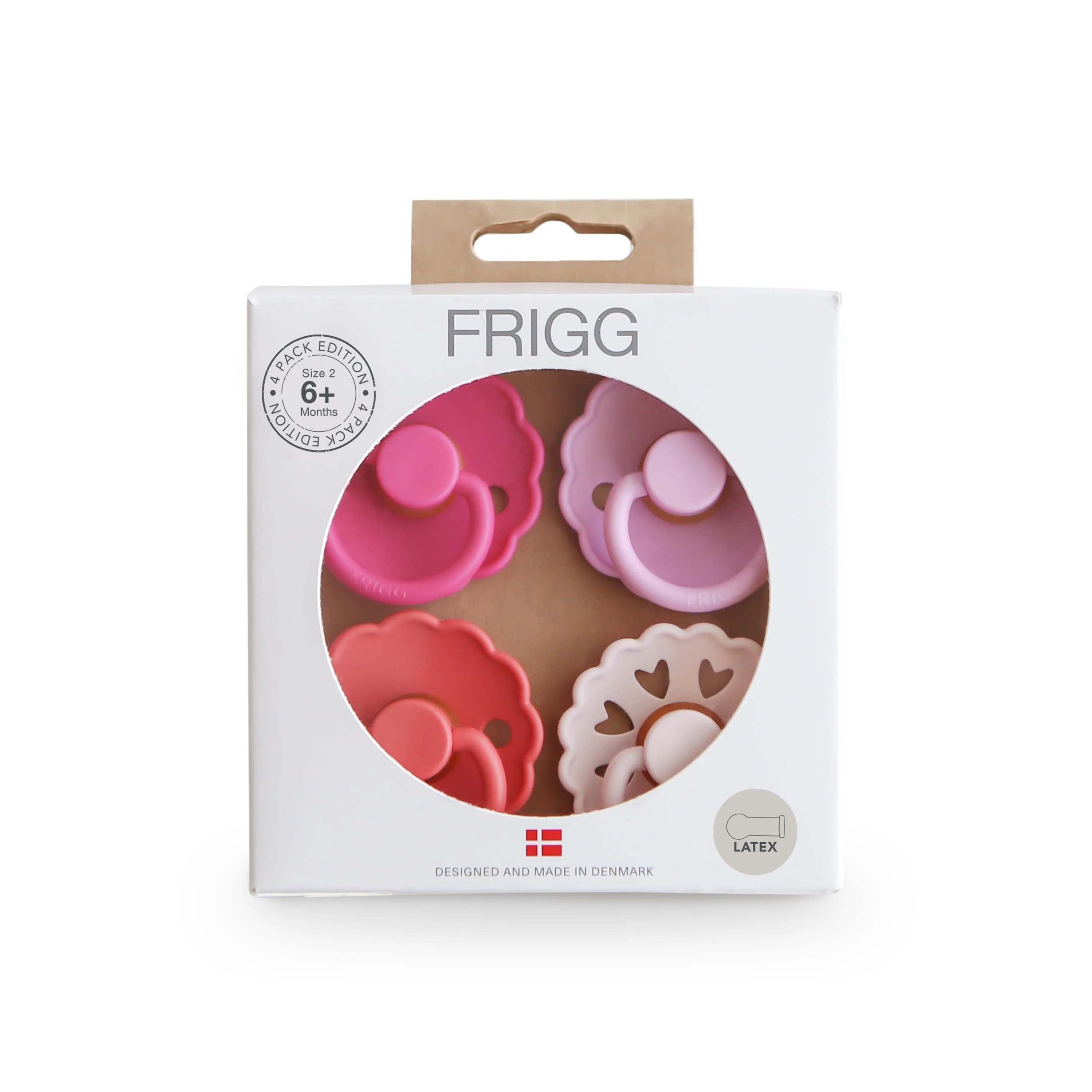 Frigg 4-Pack Latex Rosy Romance Rond | Maat 2 - Image 3