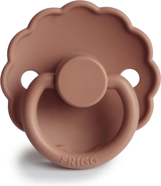 * Frigg Daisy Siliconen Fopspeen 0-6M Rond| Rose Gold