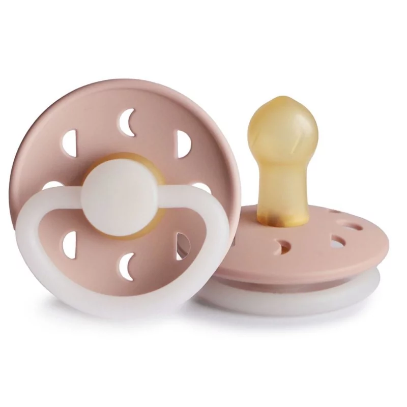 * Frigg Moon Latex Fopspeen 6+M Rond | Blush Night
